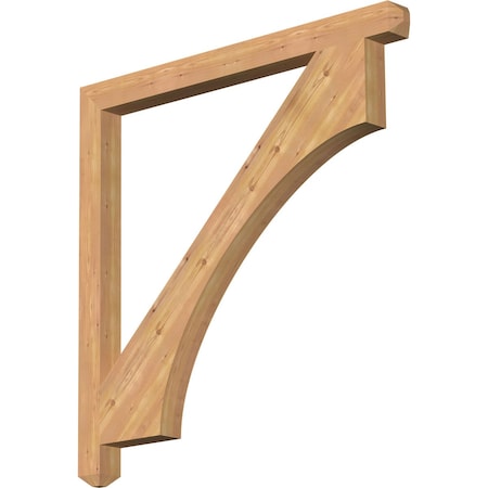 Westlake Craftsman Smooth Bracket, Western Red Cedar, 3 1/2W X 48D X 48H